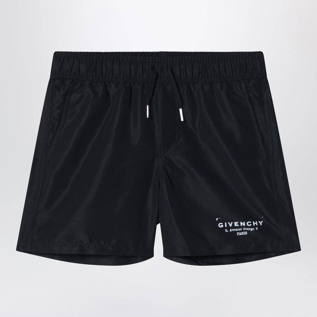Shorts Givenchy - Black swim shorts with logo Brand