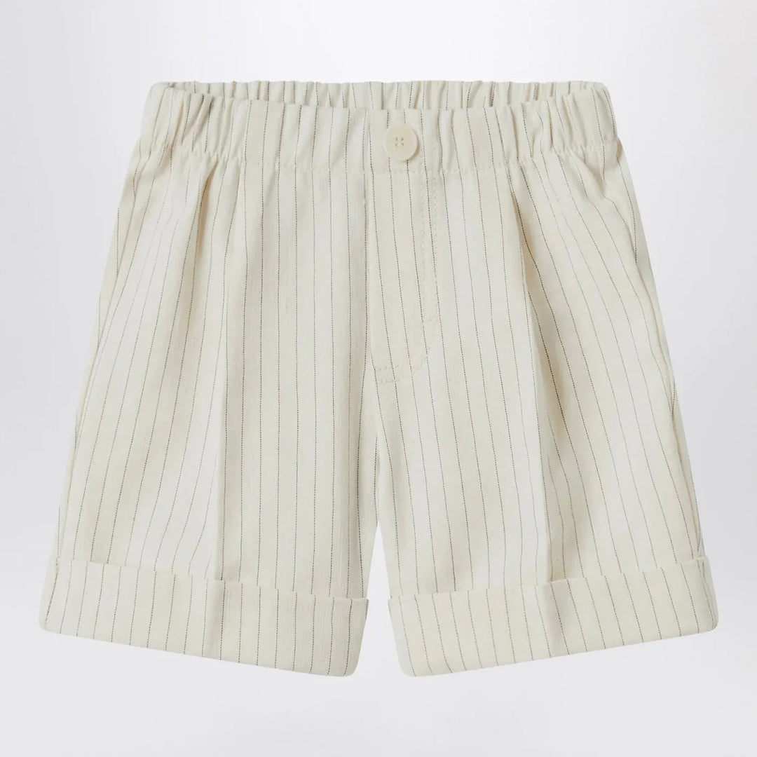 Il Gufo - Pinstriped cotton Bermuda shorts Brand Shorts 18