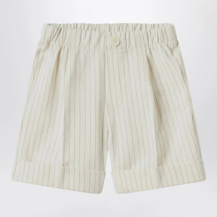 Il Gufo - Pinstriped cotton Bermuda shorts Brand Shorts 18