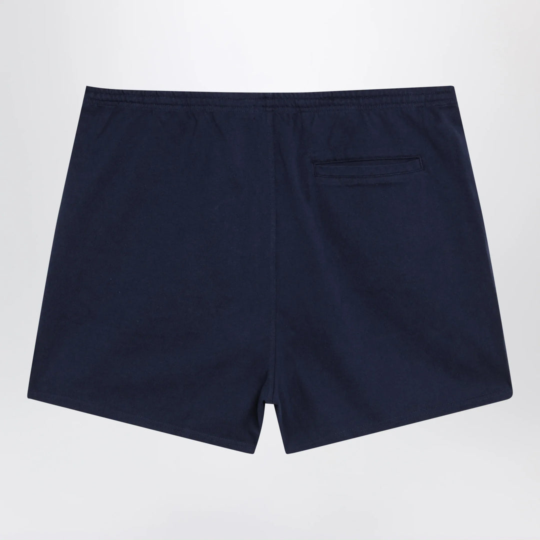 Polo Ralph Lauren - Blue cotton shorts with graphic logo Brand Shorts