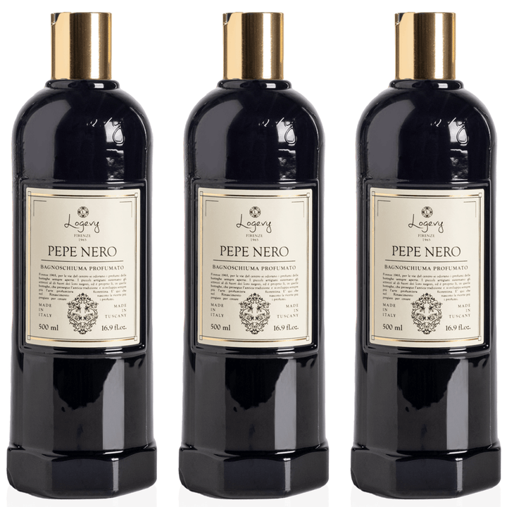 Logevy Black Pepper Shower Gel 500ml Set of 3pcs Brand Shower gel 500ml