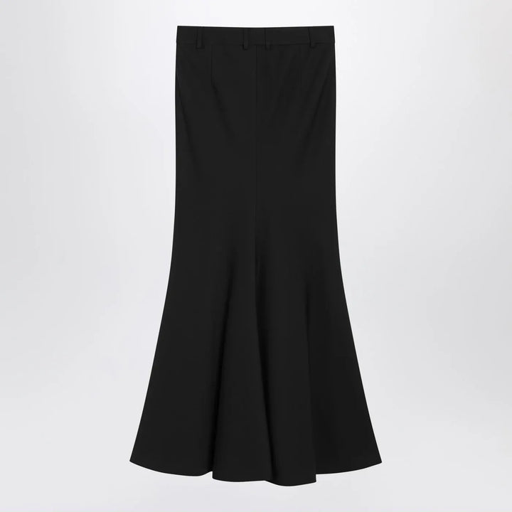 Balenciaga - Black long wool skirt Brand Skirts 36  FR