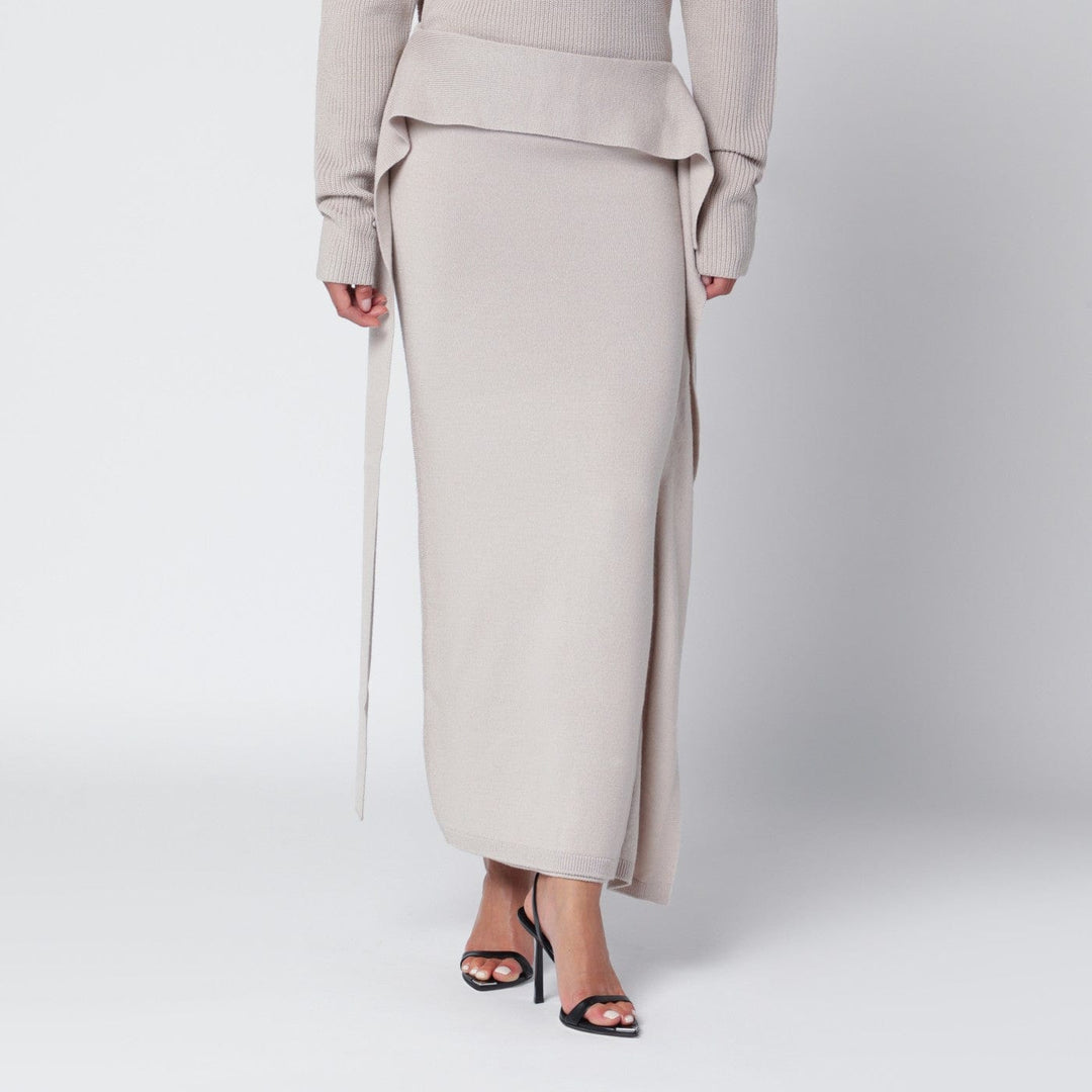 Skirts M/L Entire Studios - Light beige long wool skirt Brand