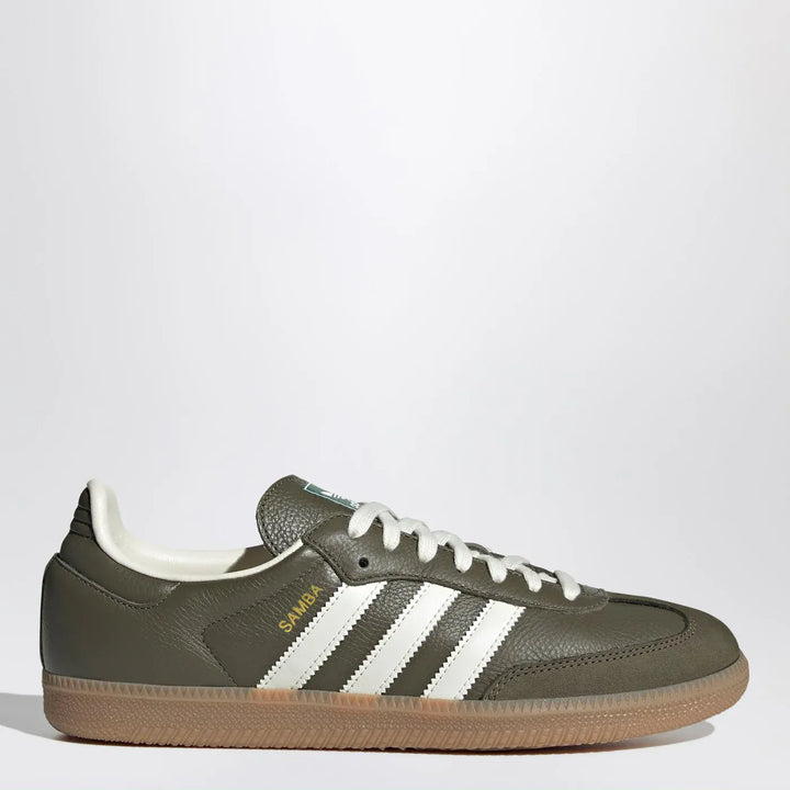 adidas Originals - Sneakers Samba OG Medium Dark Khaki/Off White/Gum Brand Sneakers 10 UK