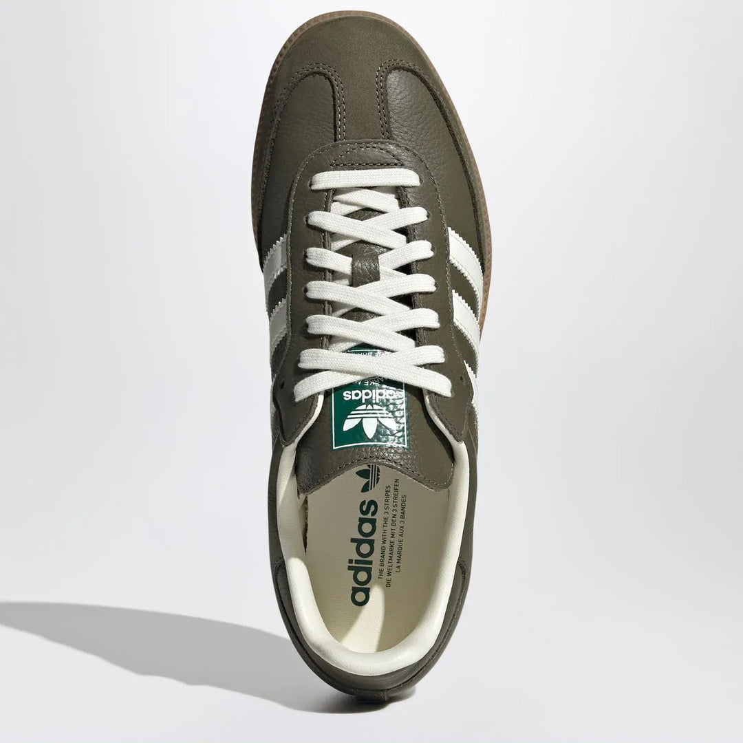 adidas Originals - Sneakers Samba OG Medium Dark Khaki/Off White/Gum Brand Sneakers