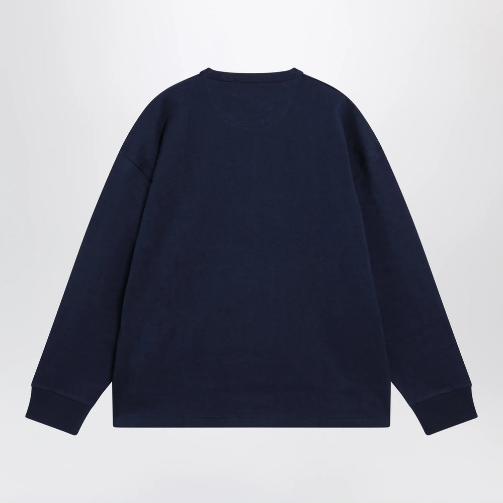 Polo Ralph Lauren - Navy cotton Relaxed-Fit crewneck sweatshirt Brand Sweatshirt