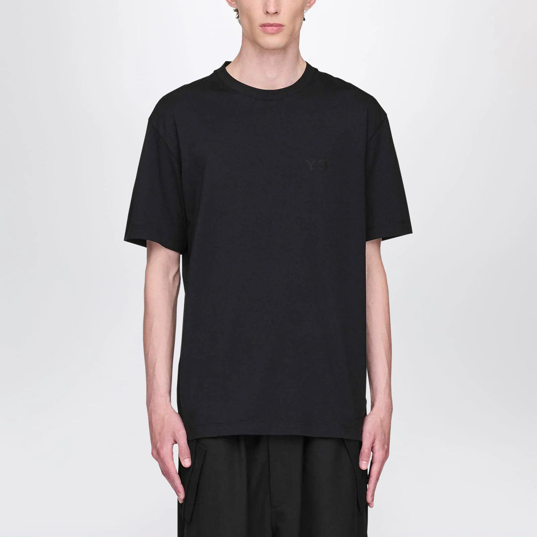 adidas Y-3 - Black T-shirt with logo Brand T-Shirt