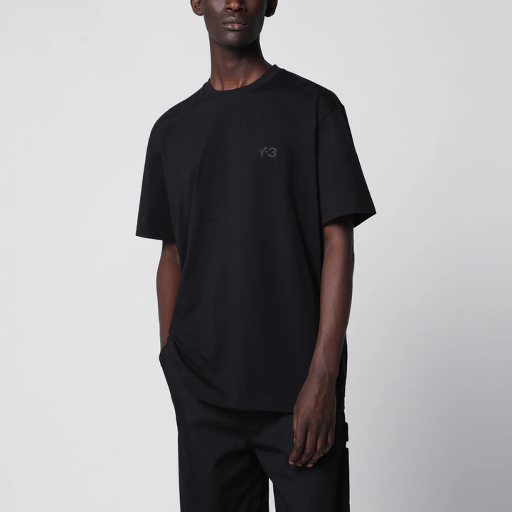 adidas Y-3 - Black T-shirt with logo Brand T-Shirt S