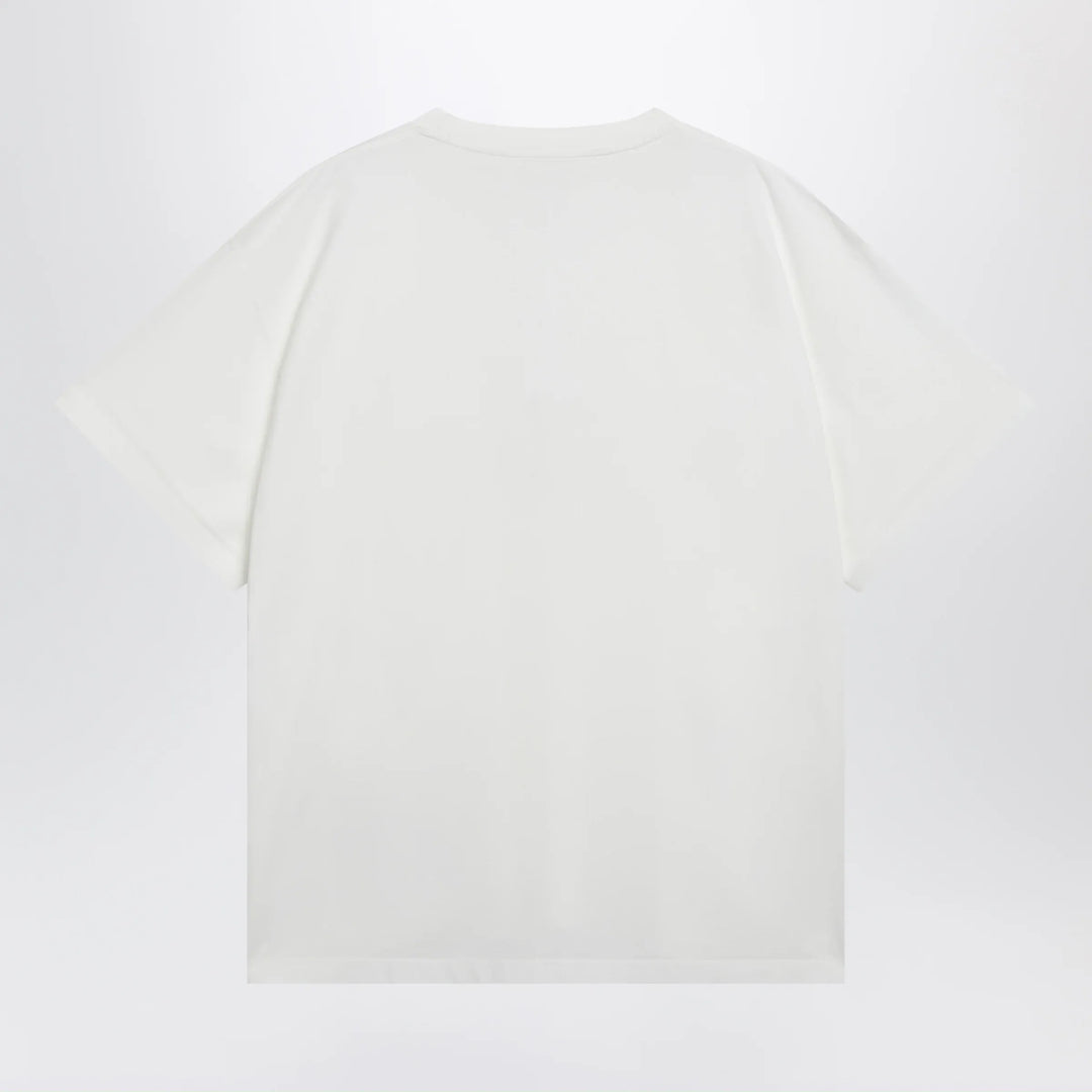 MM6 Maison Margiela - White cotton T-shirt with Numeric logo Brand T-Shirt