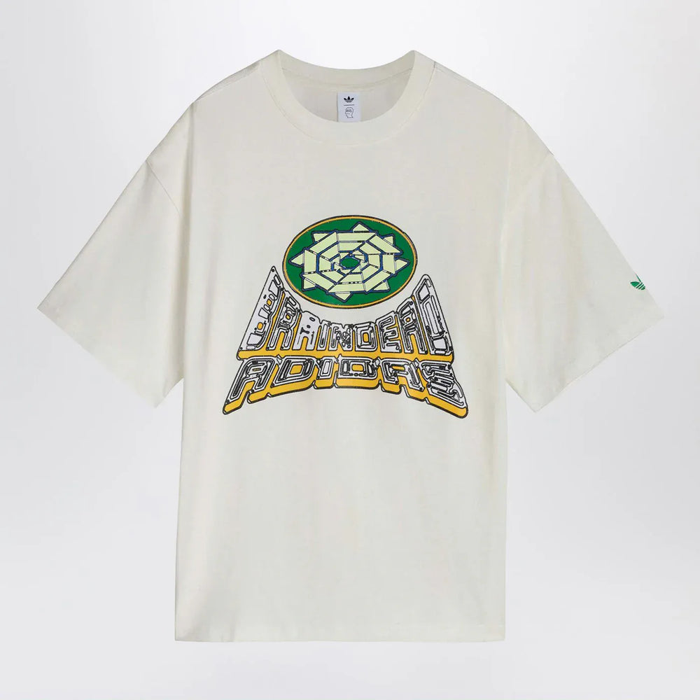 adidas x Brain Dead - Core White T-shirt with logo print Brand T-Shirts L