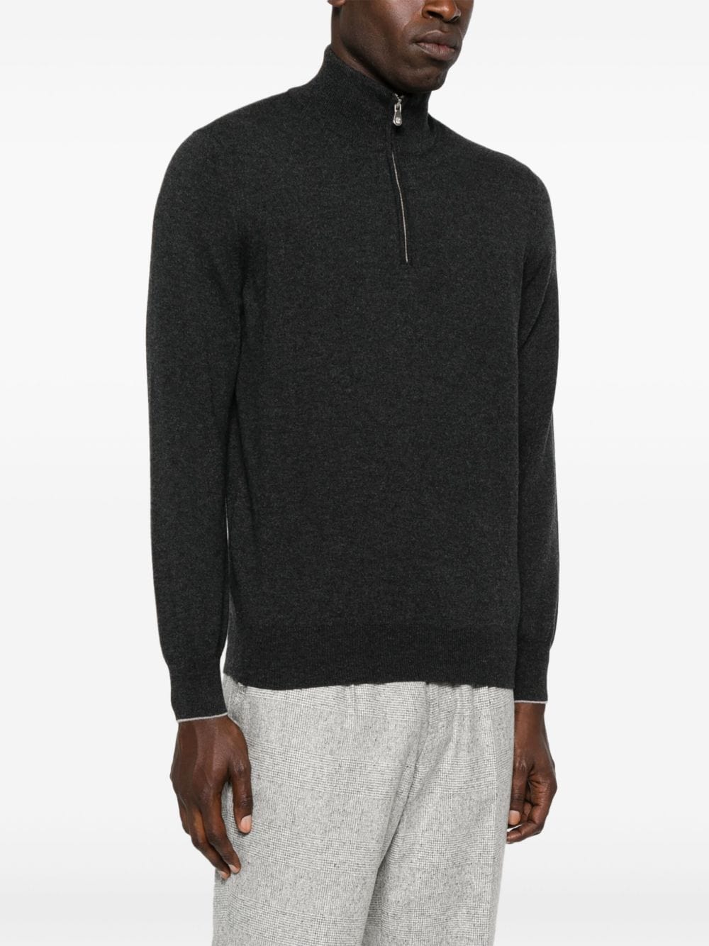 Brunello Cucinelli Topwear Brunello Cucinelli Sweaters Grey Brunello Cucinelli Sweaters Grey Brand