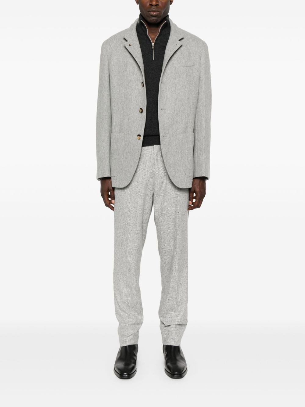 Brunello Cucinelli Topwear Brunello Cucinelli Sweaters Grey Brunello Cucinelli Sweaters Grey Brand