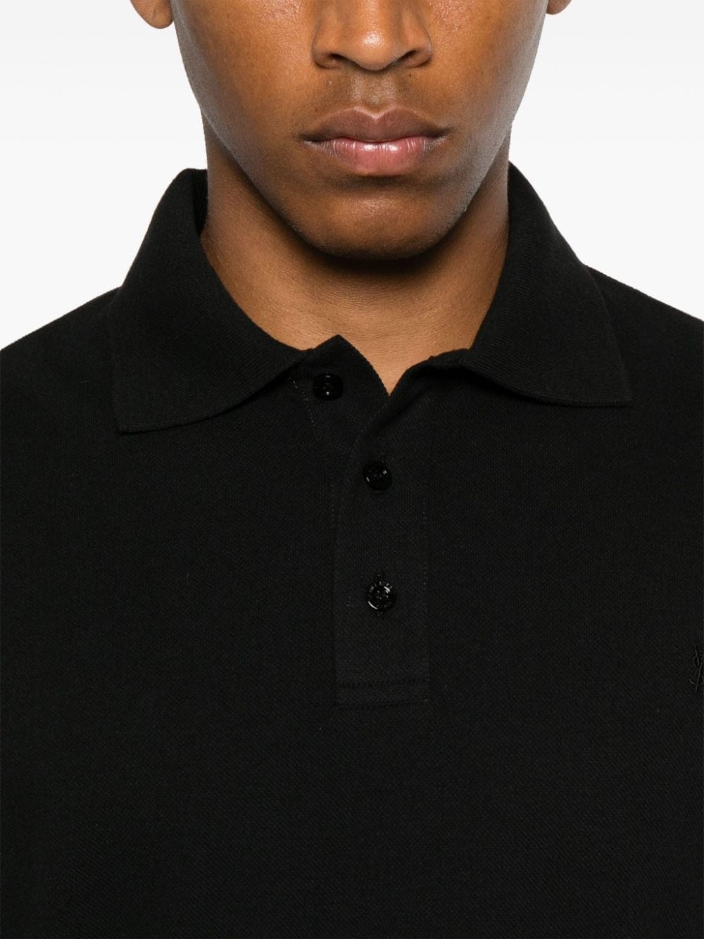 Saint Laurent Topwear Saint Laurent  T-shirts and Polos Black Saint Laurent  T-shirts and Polos Black Brand
