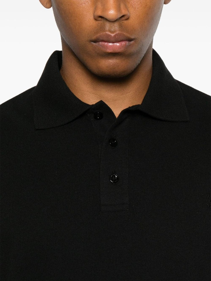 Saint Laurent Topwear Saint Laurent  T-shirts and Polos Black Saint Laurent  T-shirts and Polos Black Brand