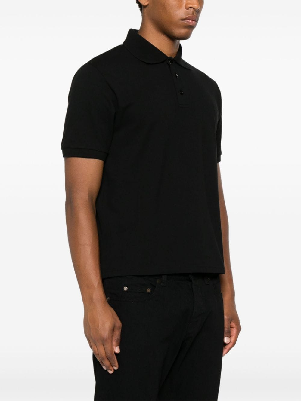 Saint Laurent Topwear Saint Laurent  T-shirts and Polos Black Saint Laurent  T-shirts and Polos Black Brand
