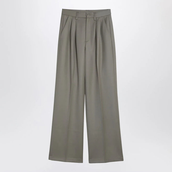 ANINE BING - Khaki wool trousers Brand Trousers 38