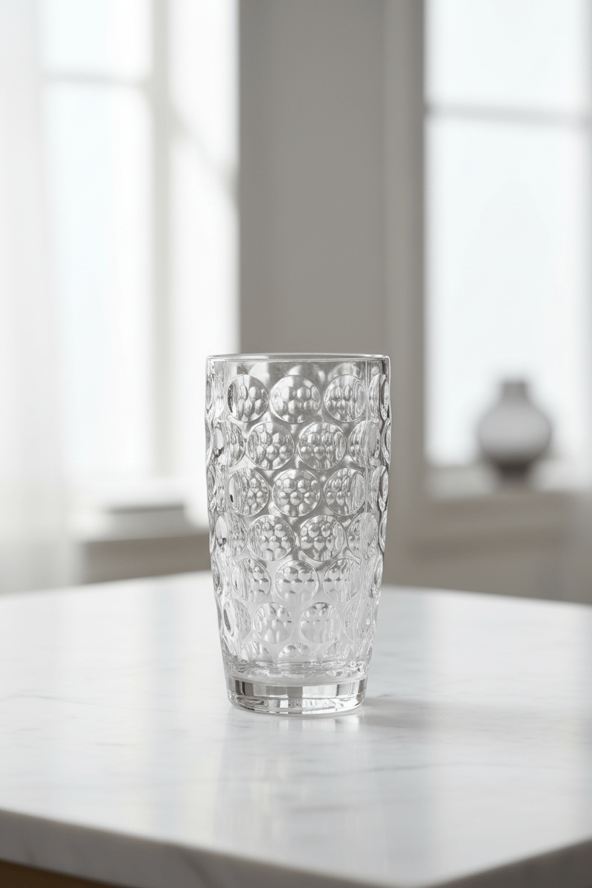 Mario Luca Giusti Lente Tall Tumbler Set 3 Clear Brand Tumblers