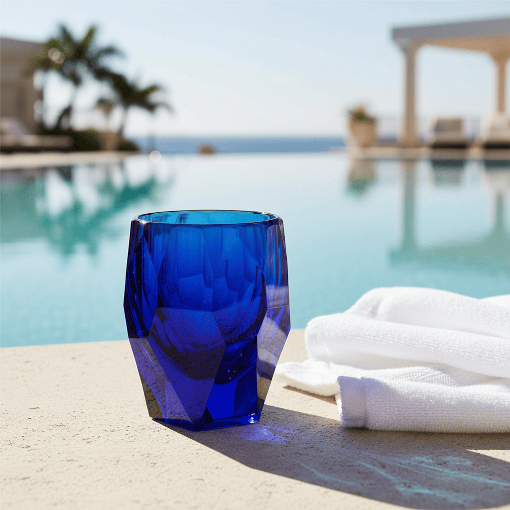 Mario Luca Giusti Super Milly Set of 2 Tumblers Royal Blue Brand Tumblers