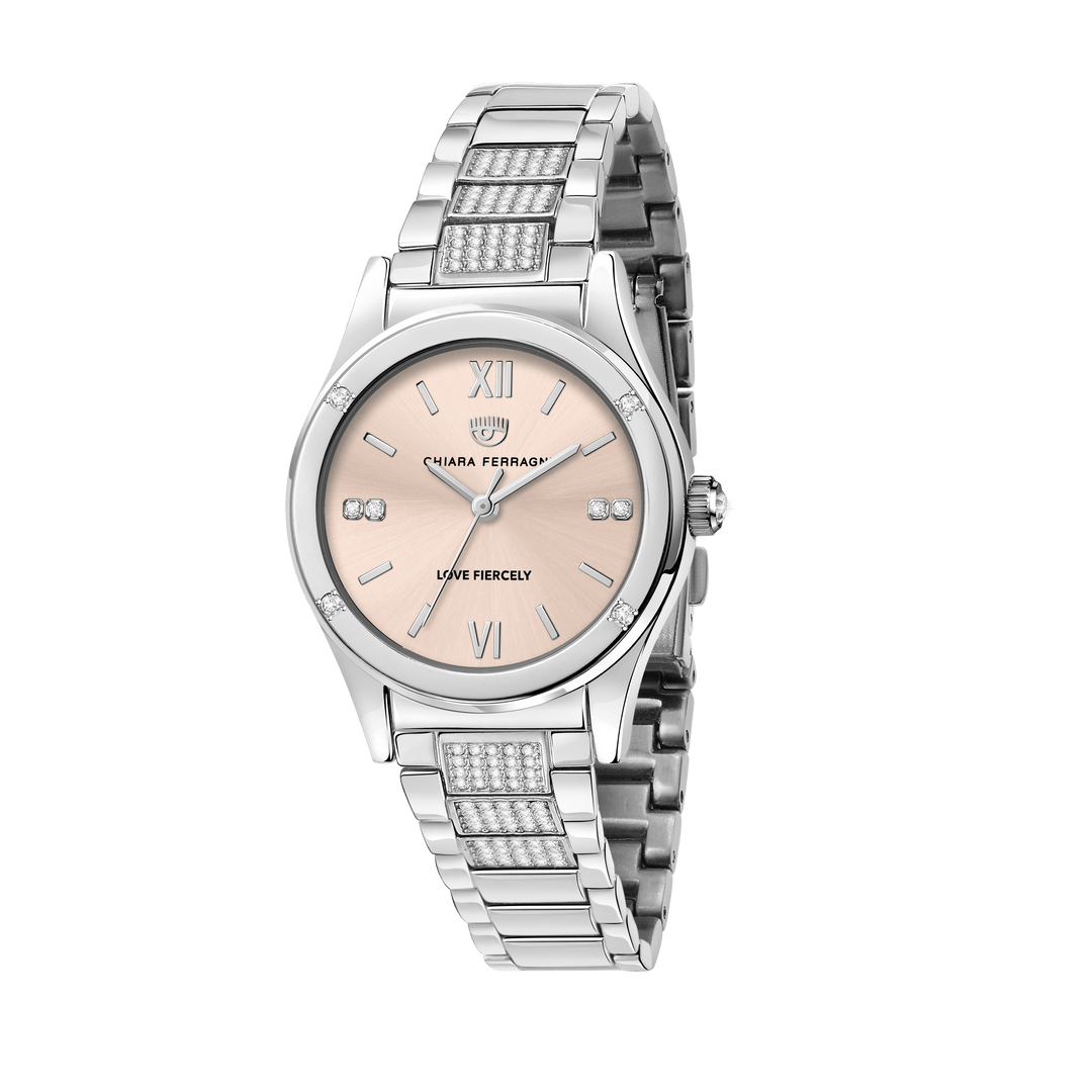 Chiara Ferragni Watch Chiara Ferragni Contemporary Silver Rose Watch Brand