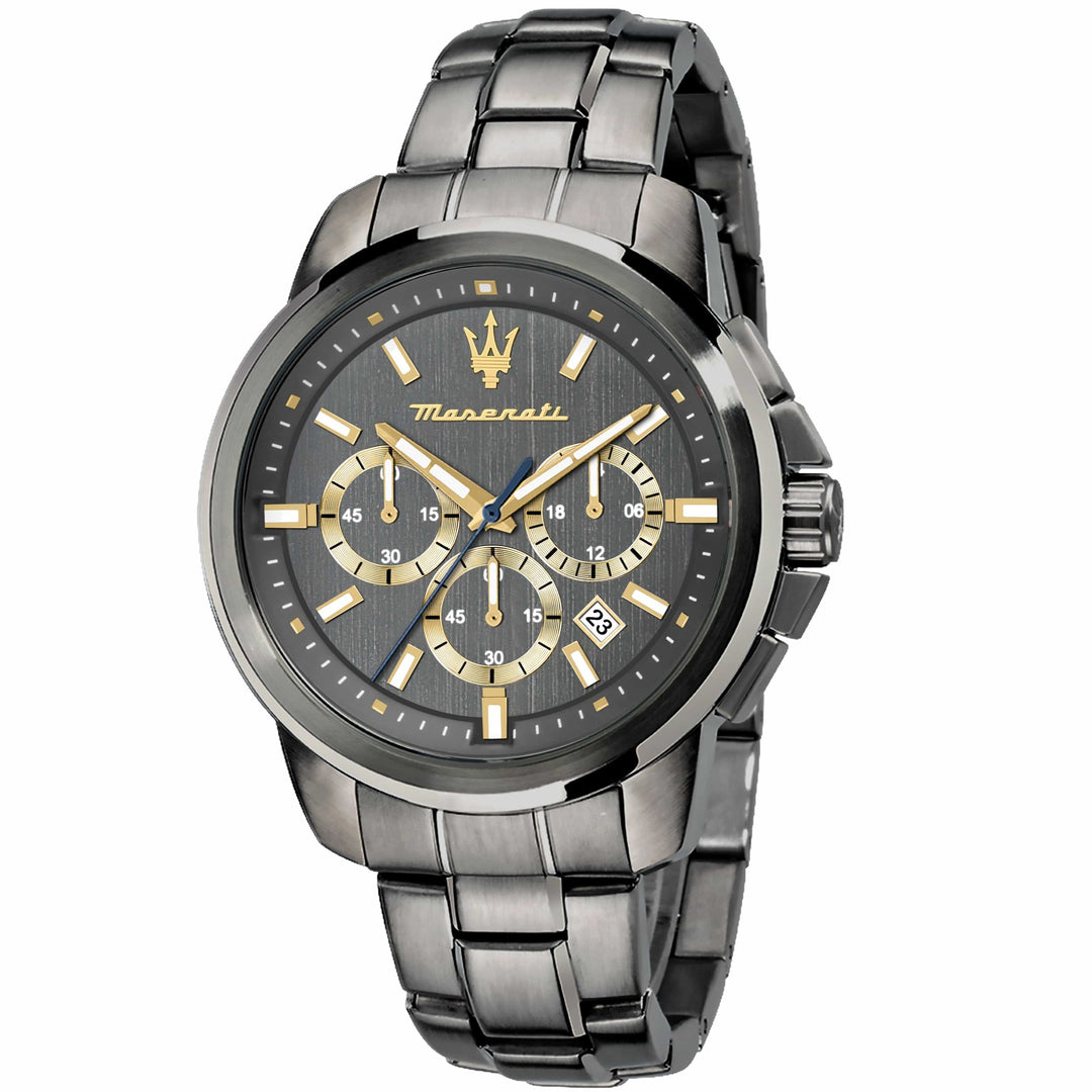 Maserati Watch Maserati Sucesso 44mm Black Chronograph Brand