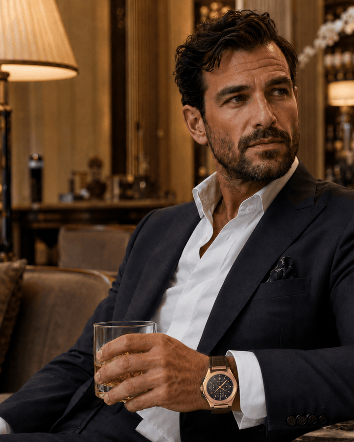 Maserati Triconic 43mm Gold Watch Brand Watch