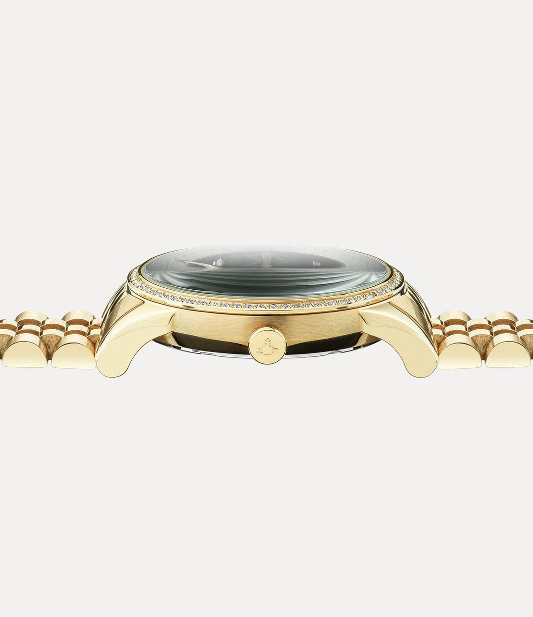 Vivienne Westwood Watch Vivienne Westwood The Wallace Watch Green Dial With Swarovski Cristals Women's Designer I Vivienne Westwood I The Wallace Green With Swarovski Brand