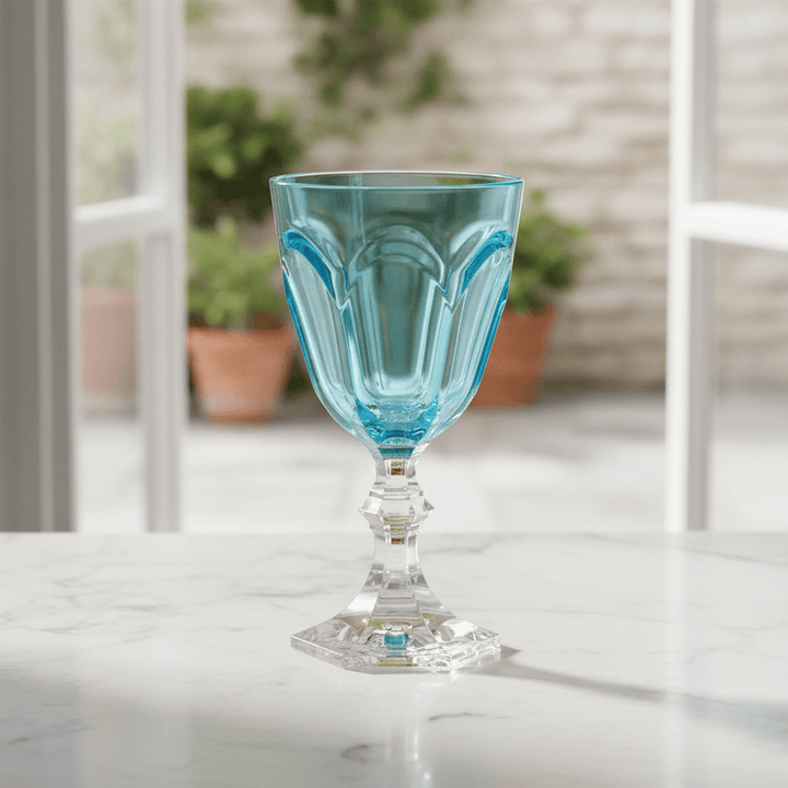 Mario Luca Giusti Dolce Vita Set of 2 Water Glass Turquoise Brand Water Glass