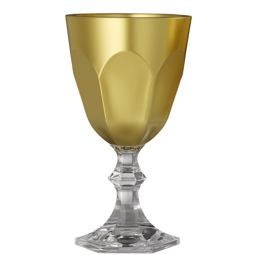 Mario Luca Giusti Wine Goblets Mario Luca Giusti Dolce Vita Wine Goblet Gold Set of 6 Brand