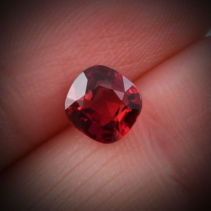 1.48 Carat Red MOZAMBIQUE Cushion Ruby CD
