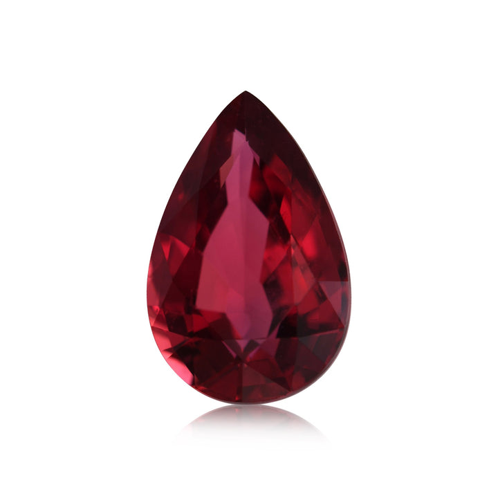 2.05 Carat Red MOZAMBIQUE Pear Ruby CD