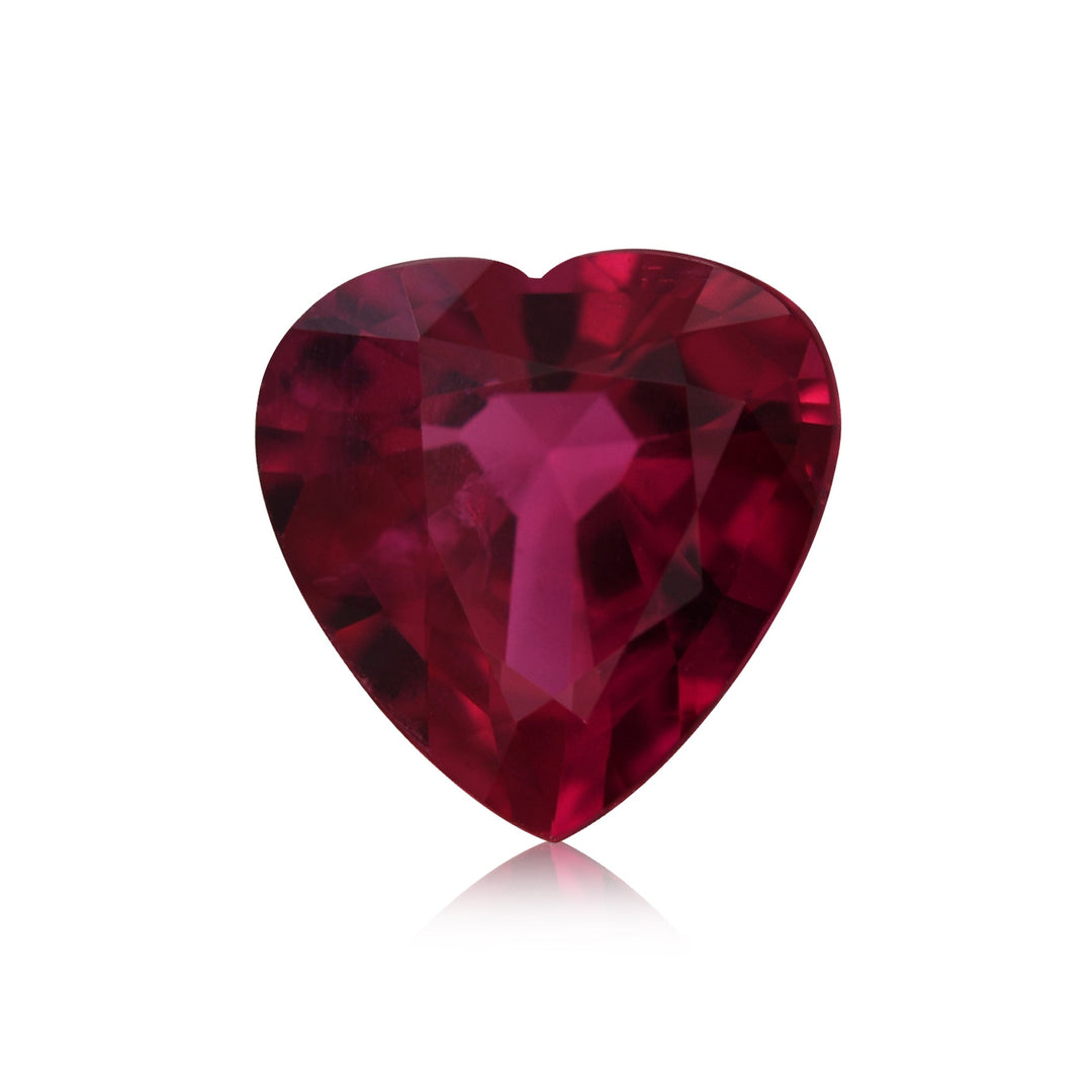 1.09 Carat Red MOZAMBIQUE Heart Ruby