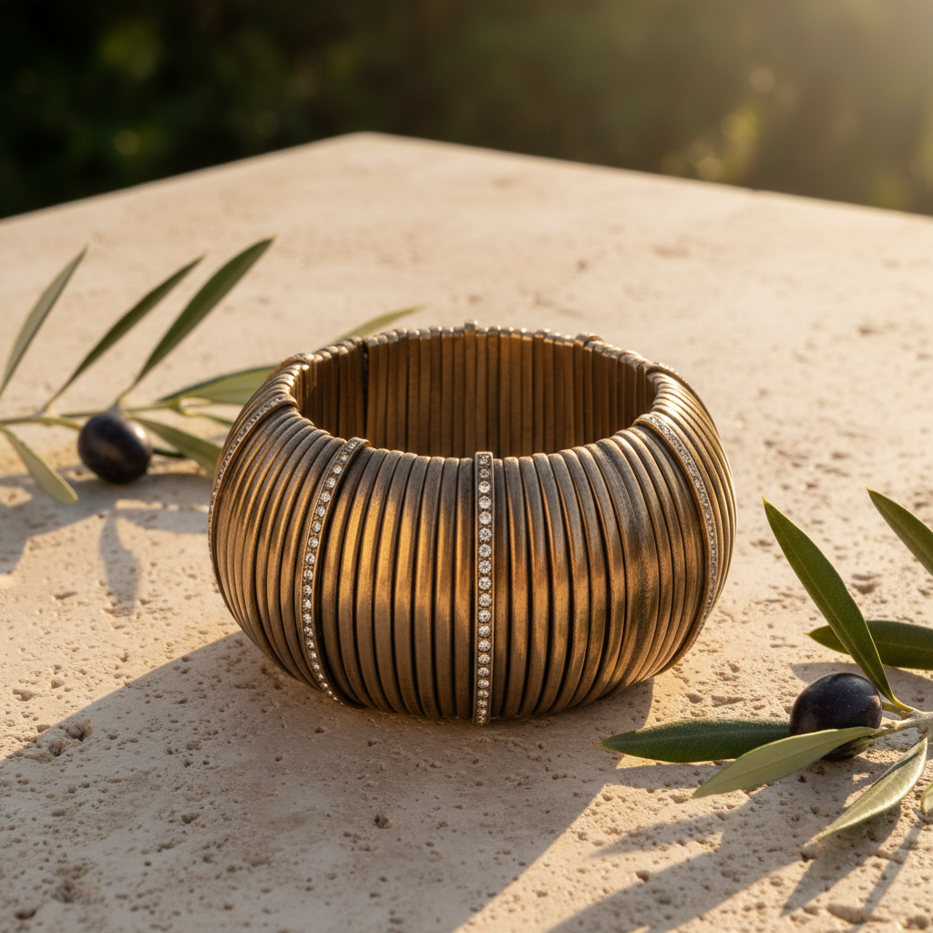 Giora Bronze Bracelet – Travertine