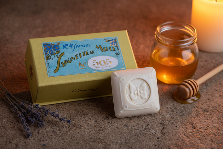 Honey Soap – Rustic Stone &amp; Candlelight, Box Flat